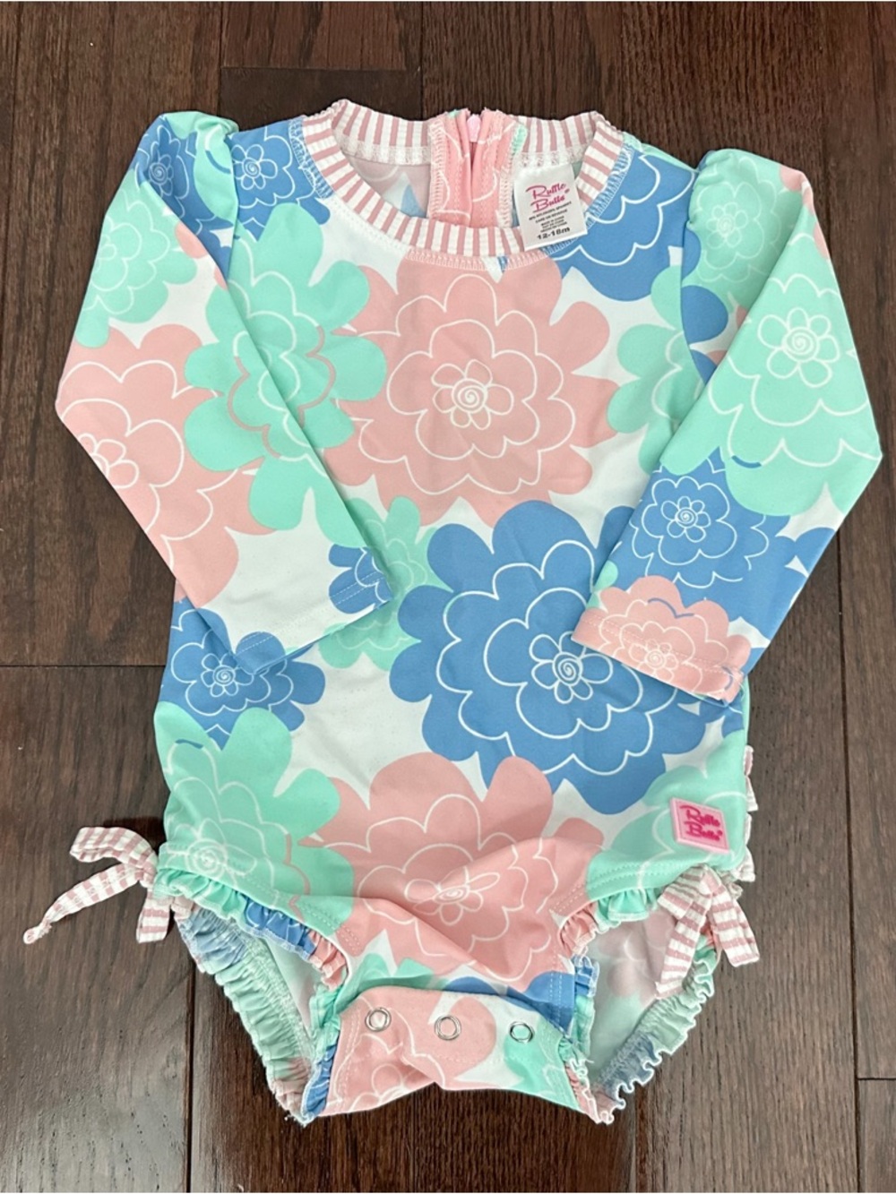 Ruffle butts one piece swimsuit 12-18m
